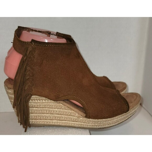 Minnetonka Suede Wedges - Size 9 - Picture 3 of 10